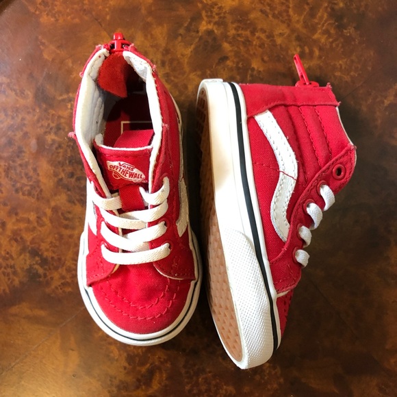 red high top vans toddler